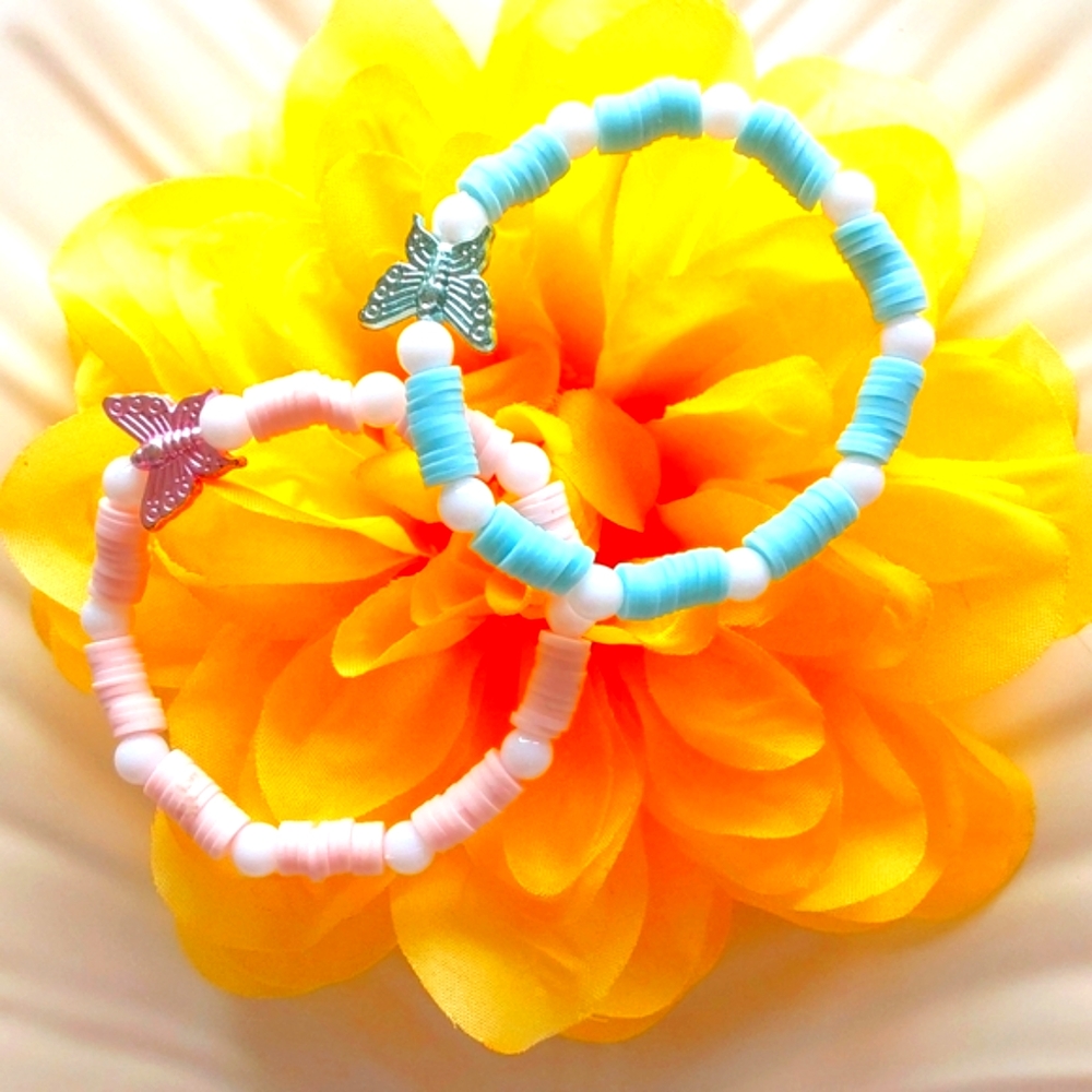 Friendship butterfly bracelets